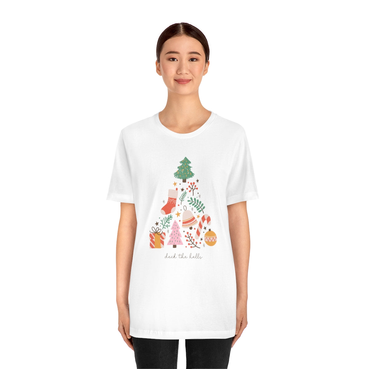 Deck the Halls Beautiful Christmas Tree Tshirt