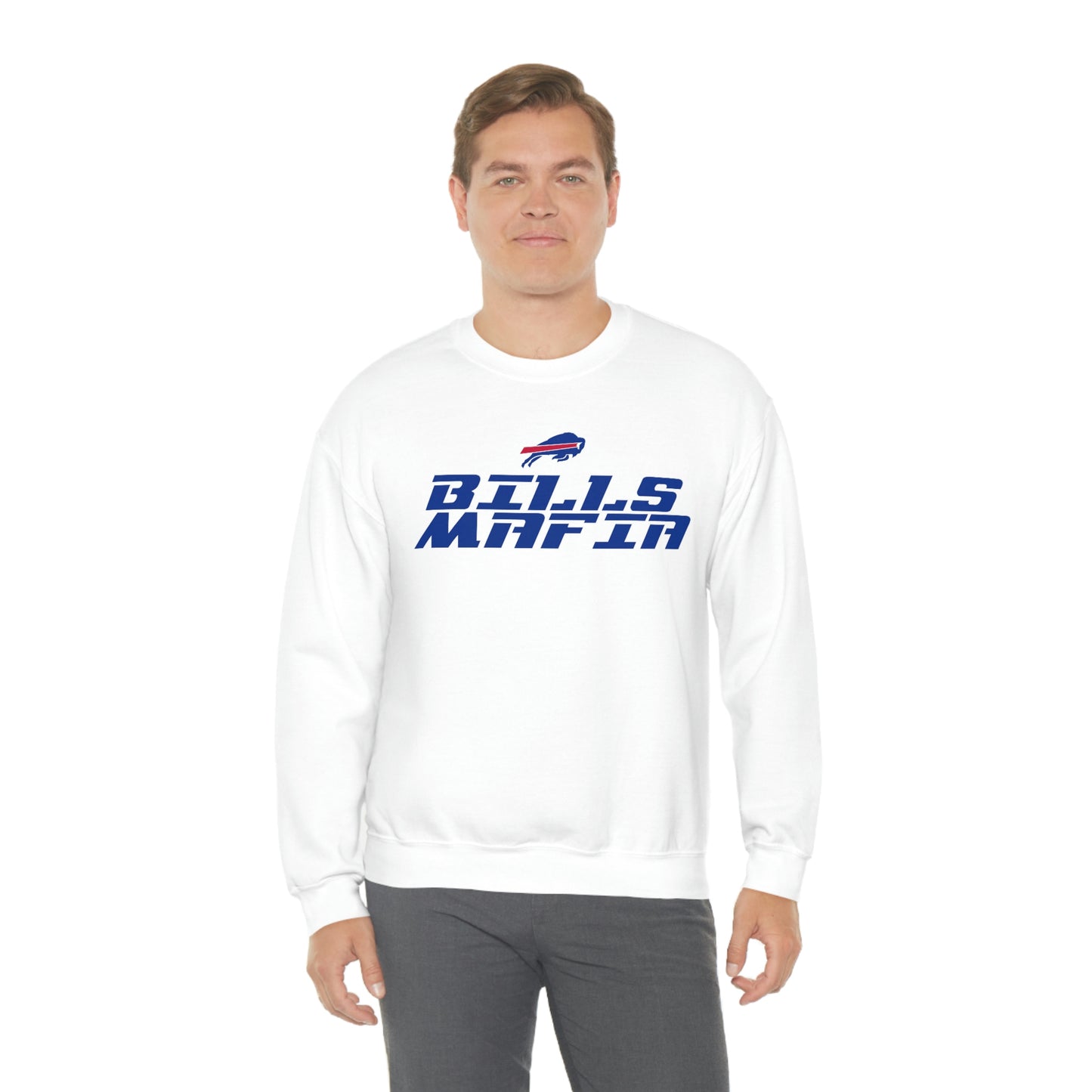 Buffalo Bills Football Bills Mafia NFL Redzone Font Crewneck Sweatshirt