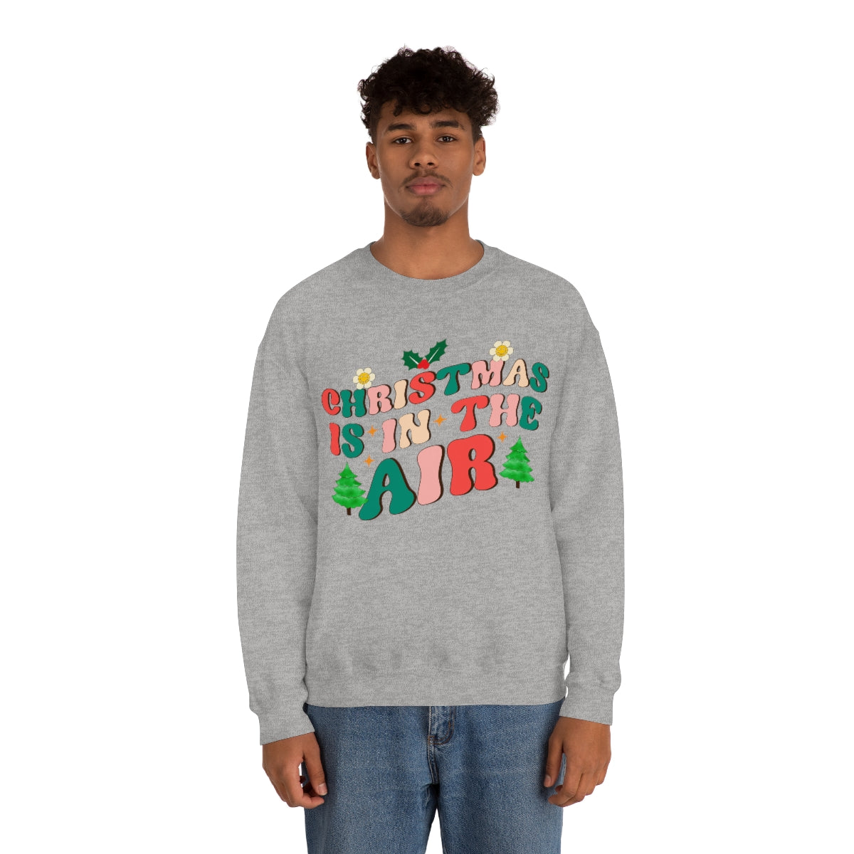 Retro Christmas is in the Air Holiday Sweatshirt