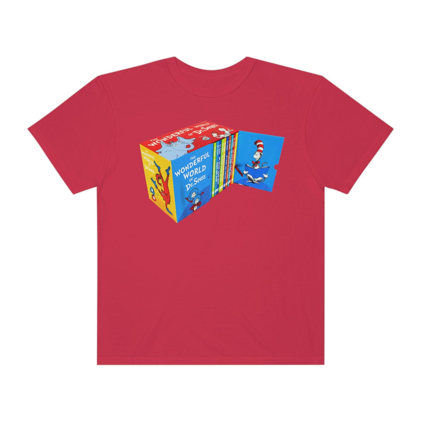 Wonderful World of Dr. Seus Books Themed Fan Art Tshirt