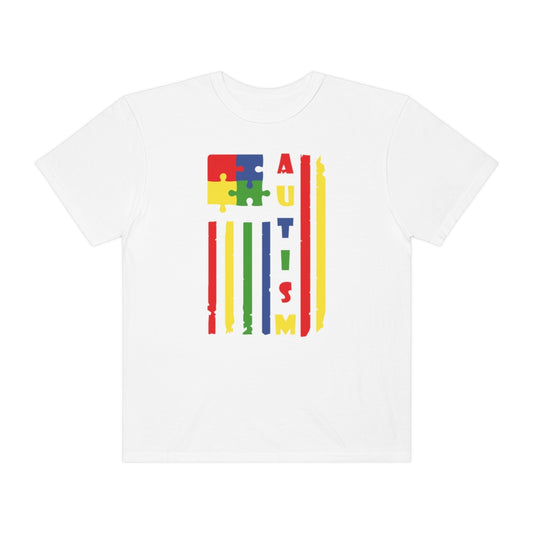 Autism Awareness Puzzle Piece Flag Tshirt