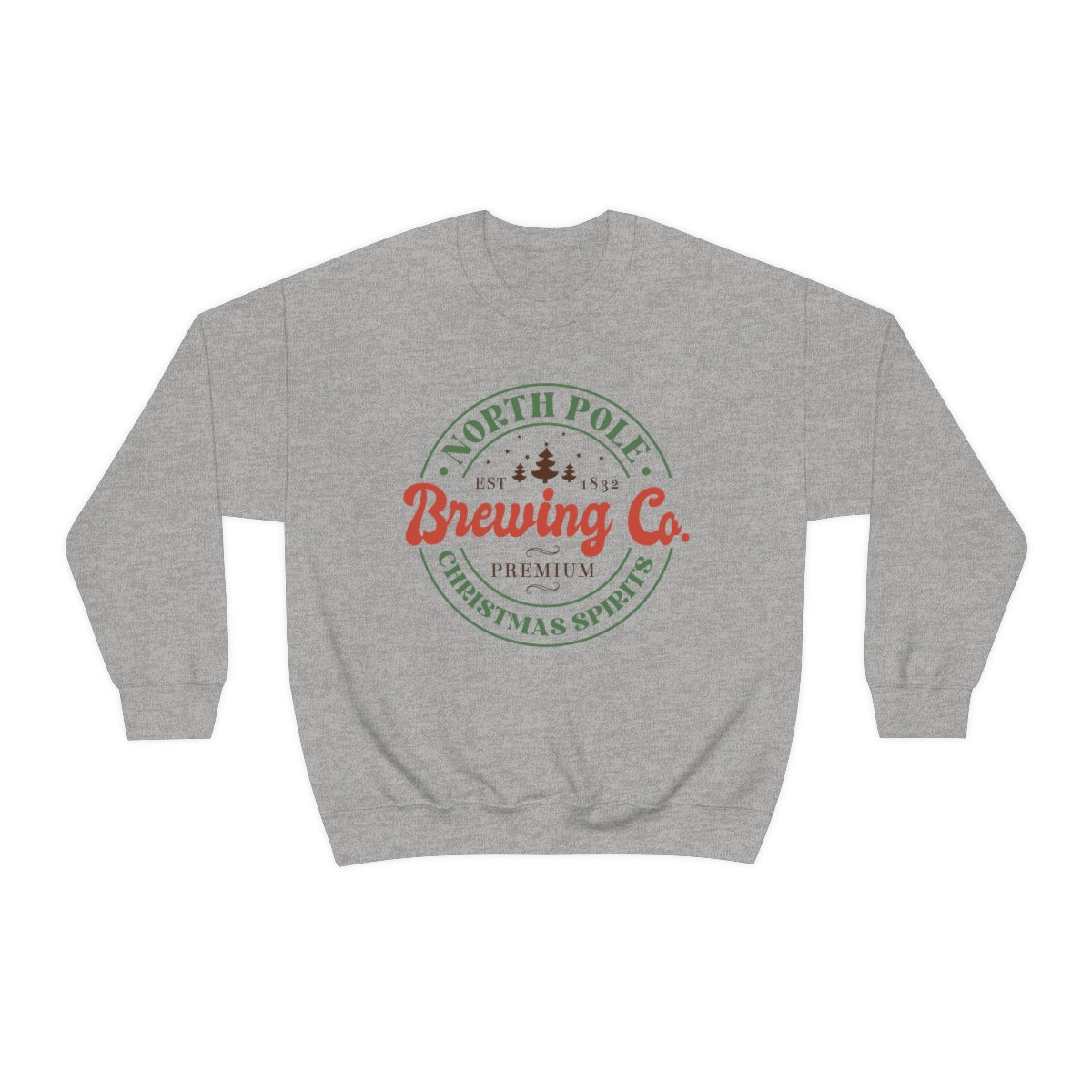 North Pole Brewing Company Christmas Spirits Retro Sweatshirt