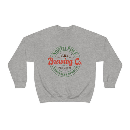 North Pole Brewing Company Christmas Spirits Retro Sweatshirt