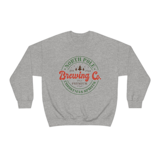 North Pole Brewing Company Christmas Spirits Retro Sweatshirt