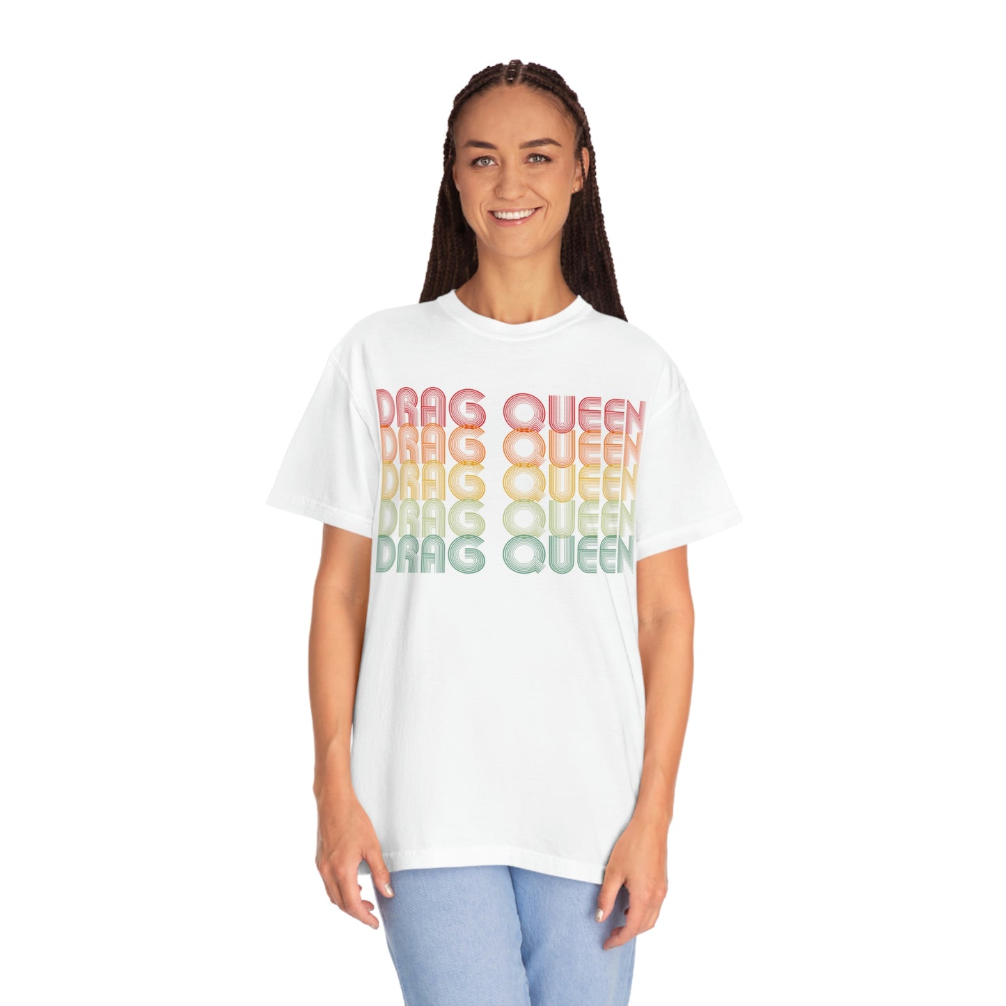 Retro Rainbow Drag Queen Tshirt