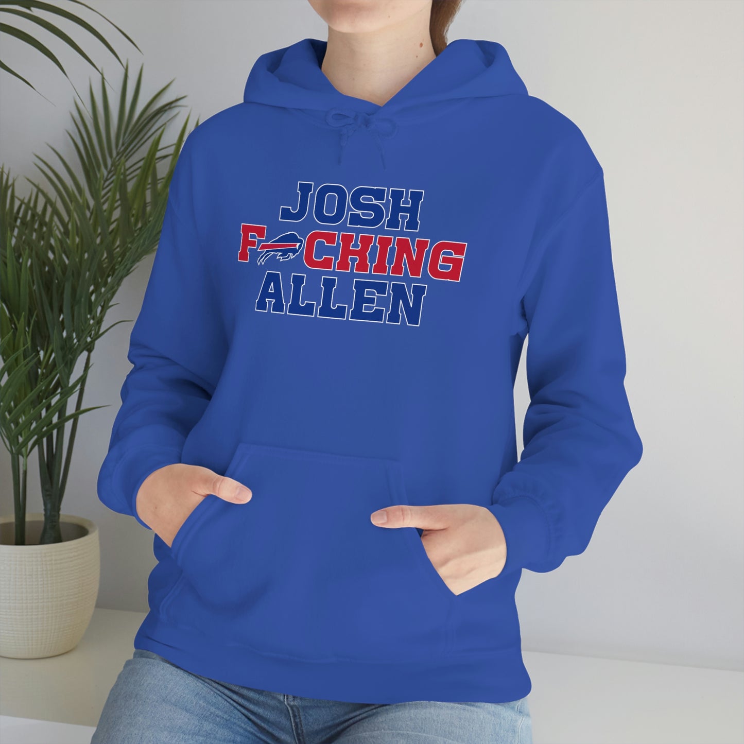 Josh Freaking Allen Bills Mafia #17 Buffalo Bills Football Hooded Sweatshirt