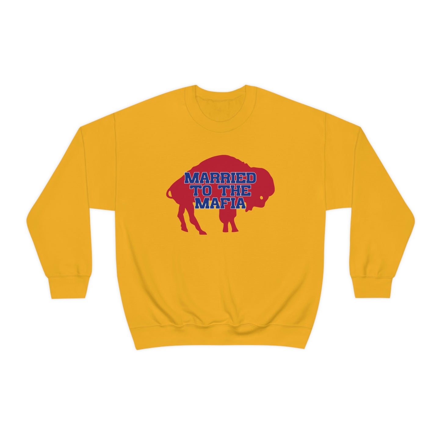 Married to the Mafia Buffalo Bills Football Crewneck Sweatshirt