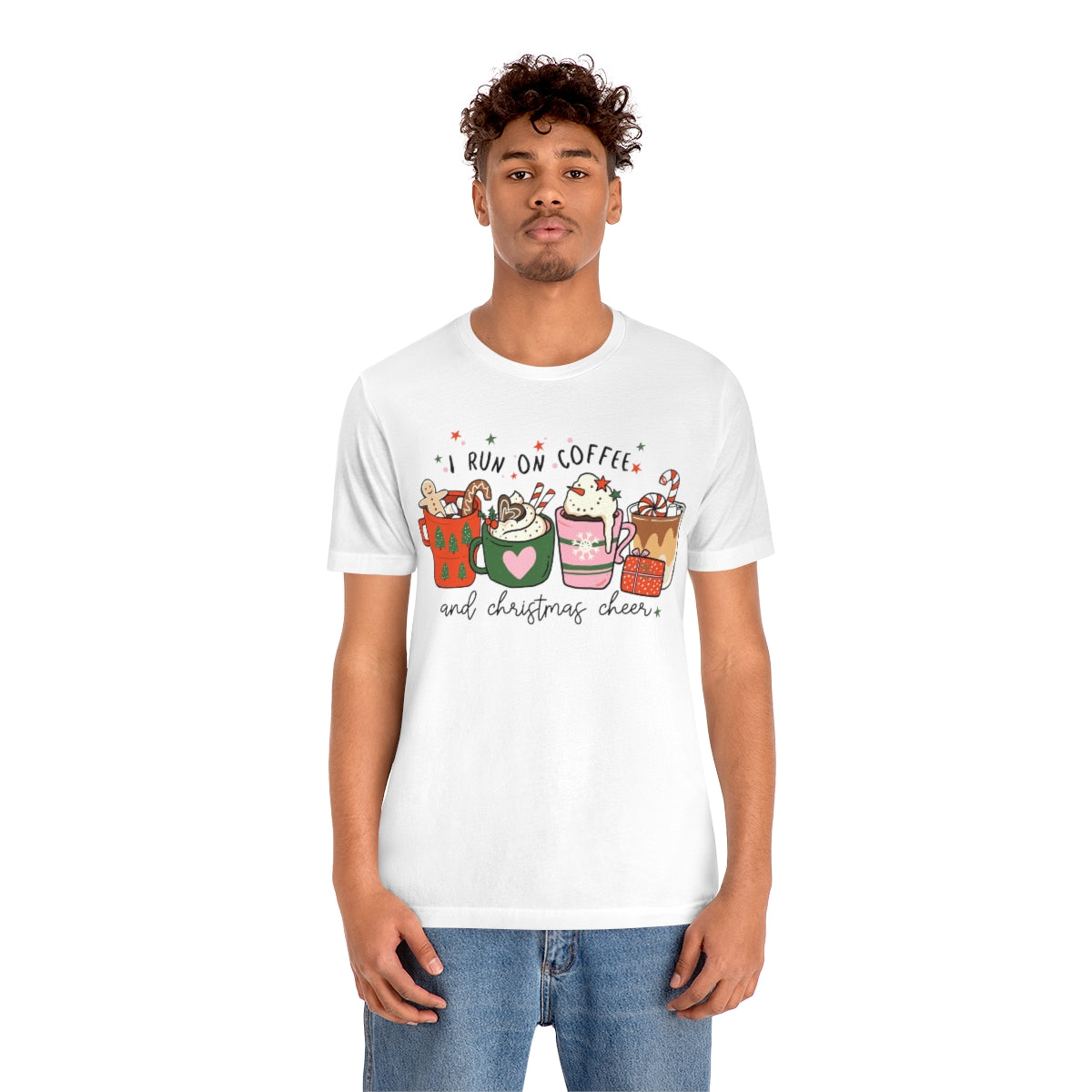 I Run On Coffee & Christmas Cheer Tshirt