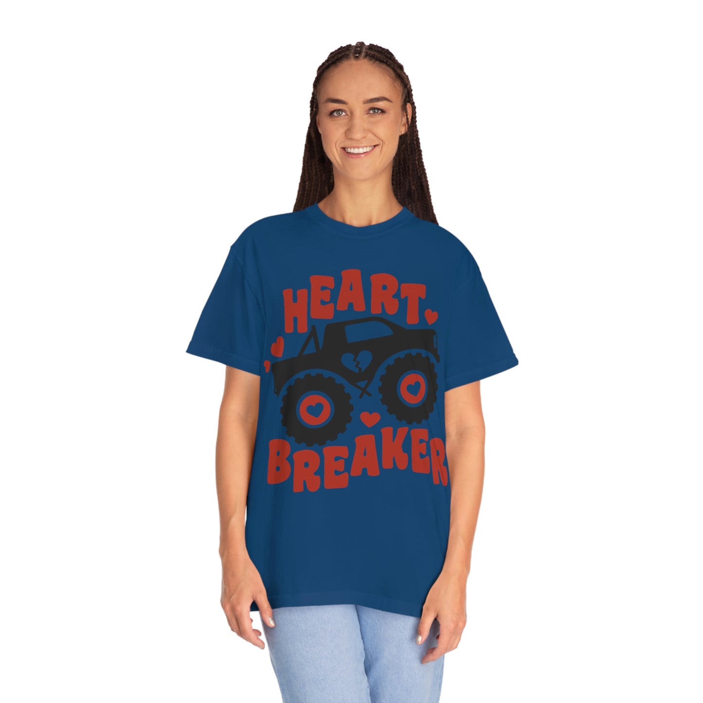 Heart Breaker Monster Truck Valentines Day Tshirt