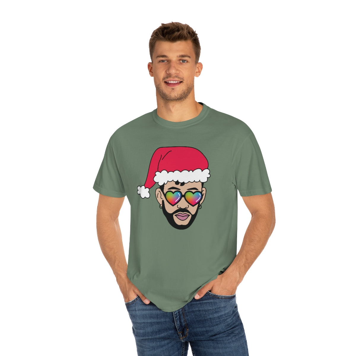 Bad Bunny Santa Christmas TeeShirt