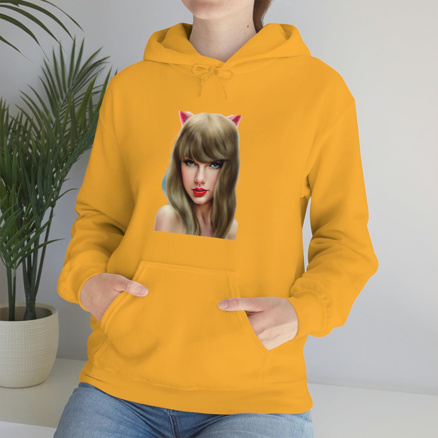 Taylor Swift Cat Ears T Swift Taylor Swift Merch Fan Swifty Gift Hooded Sweatshirt