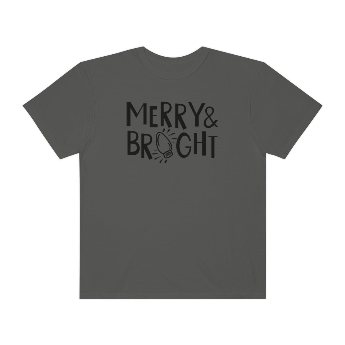 Merry & Bright Cute Lights Christmas Holiday Tshirt