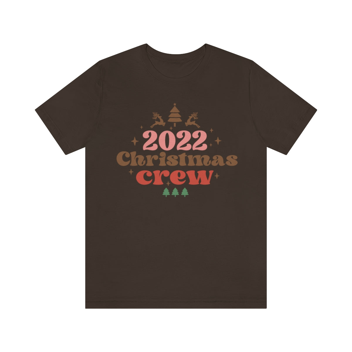 2022 Christmas Crew Family Christmas Reindeer Tshirt