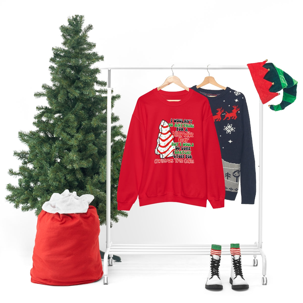 Tasty Christmas Cake Xmas Holiday Sweatshirt