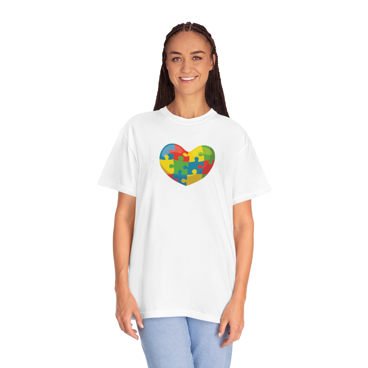 Cute Rainbow Heartbeat Autism Awareness Tshirt