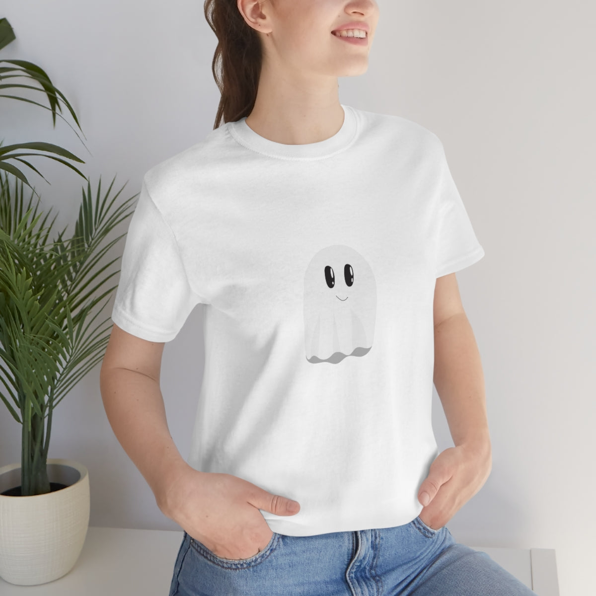 Cool Boo Ghost Design Unisex Jersey Short Sleeve Tee