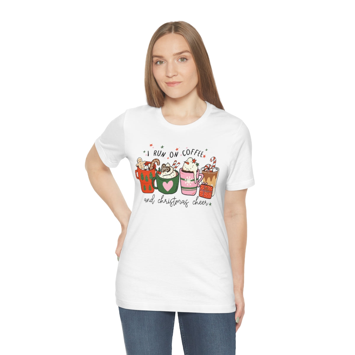 I Run On Coffee & Christmas Cheer Tshirt