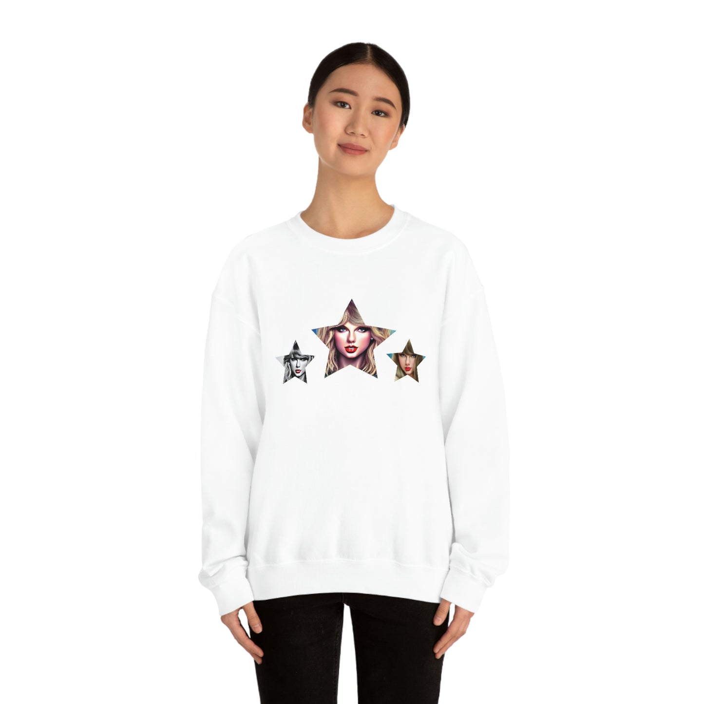 Stars Beautiful Taylor Swift T Swift Taylor Swift Merch Fan Swifty Gift Crewneck Sweatshirt