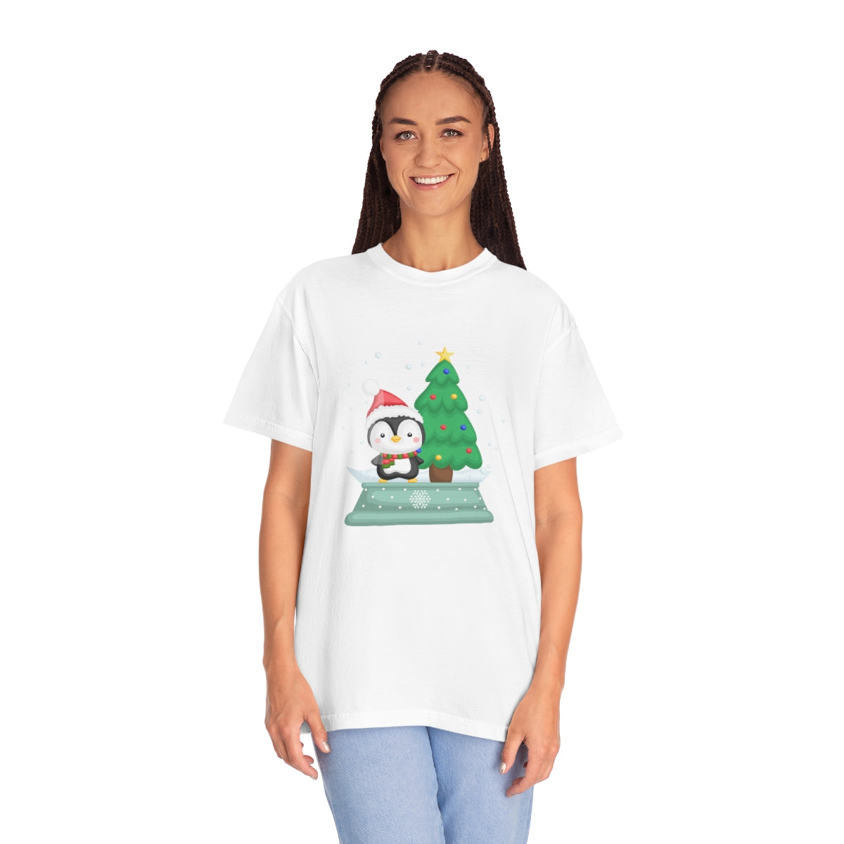 Cute Penguin Snowglobe Christmas Tshirt