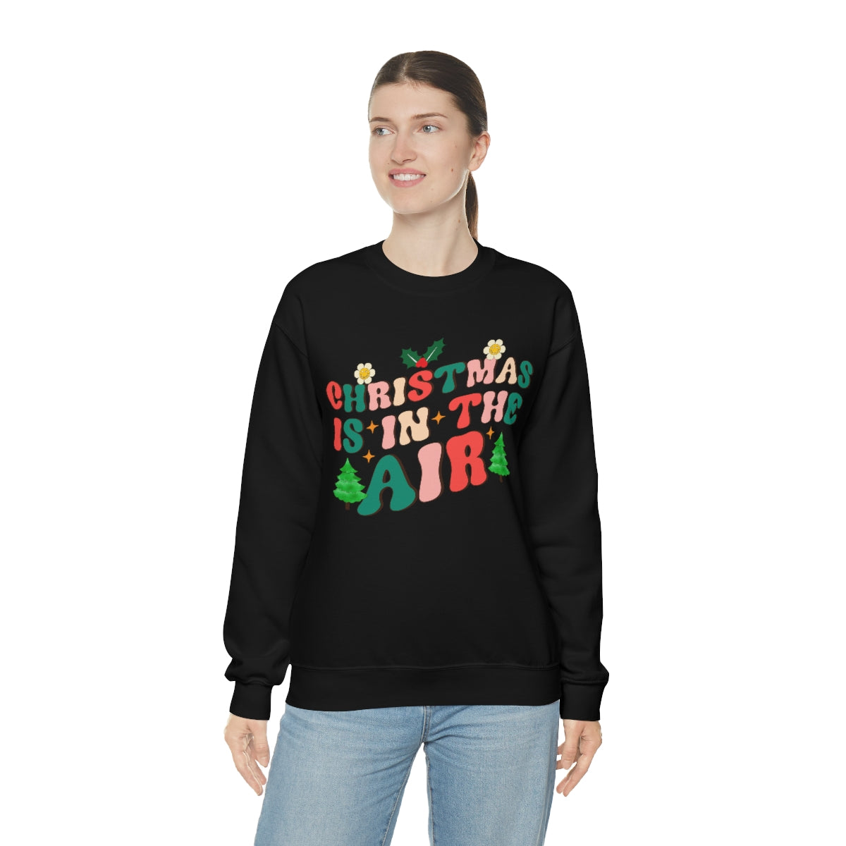 Retro Christmas is in the Air Holiday Sweatshirt