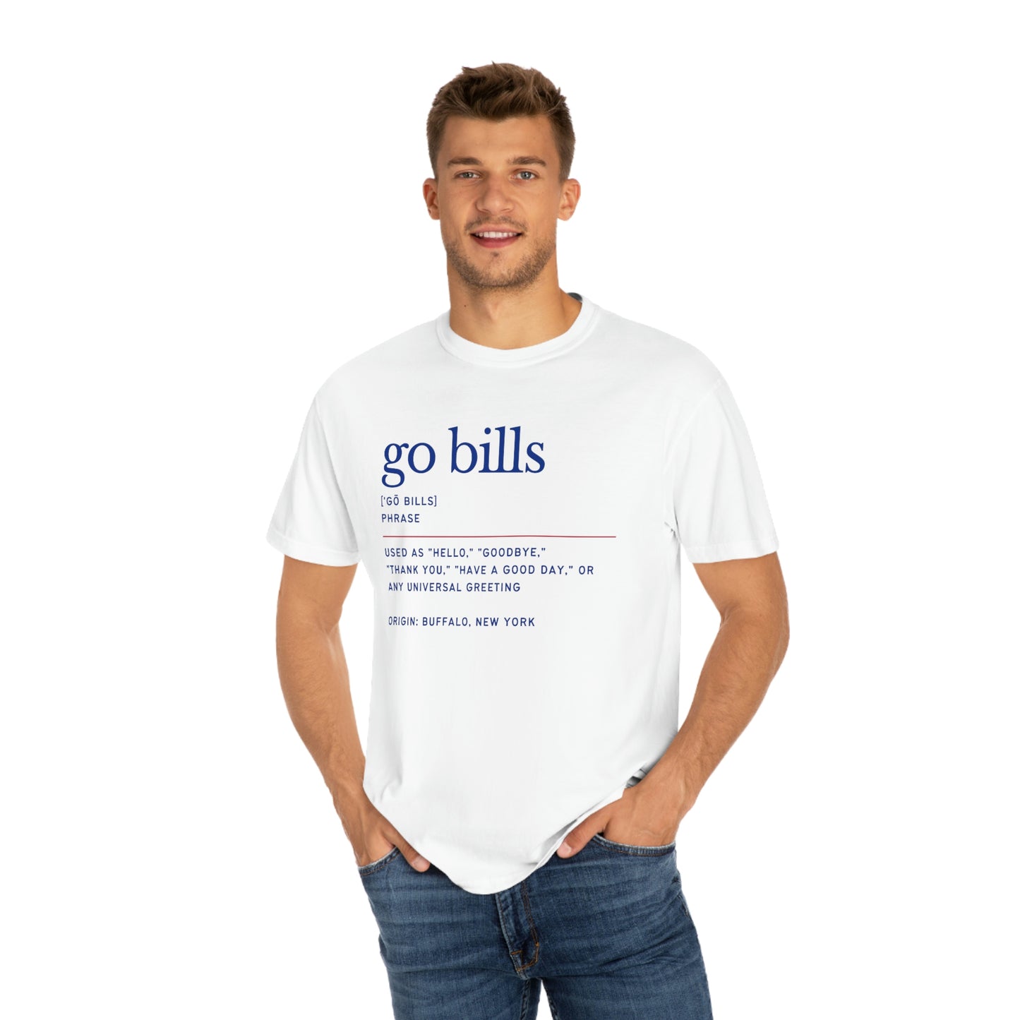 Go Bills Phonetic Spelling Definition Buffalo Bills Football Tshirt