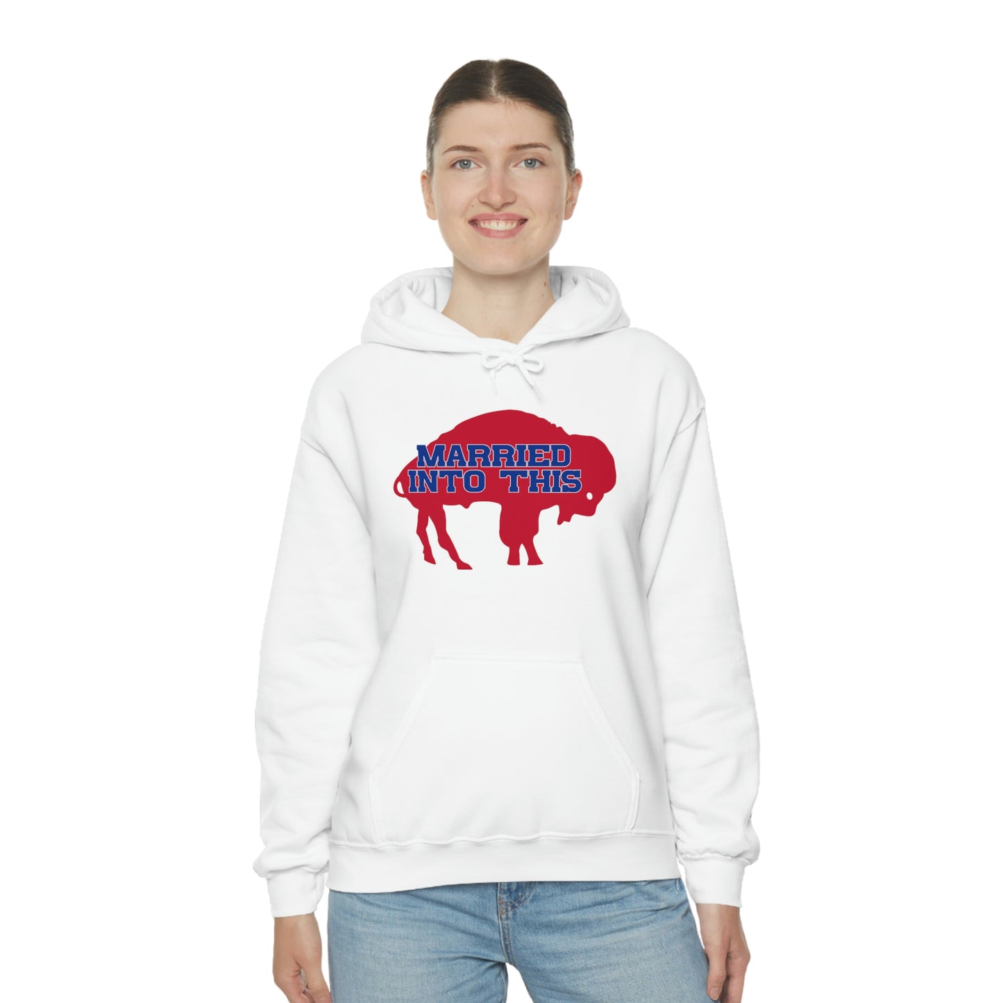 Married Into This Bills Mafia Buffalo Bills Football Hooded Sweatshirt