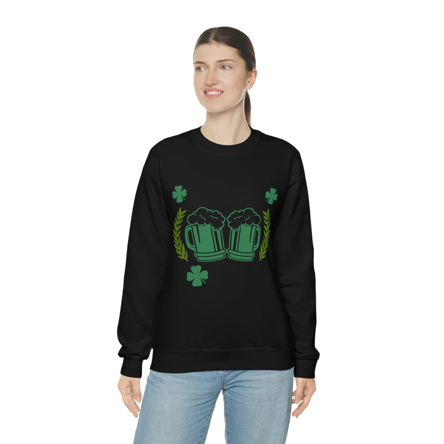 Cheers Fuckers Funny St. Patrick's Day Crewneck Sweatshirt