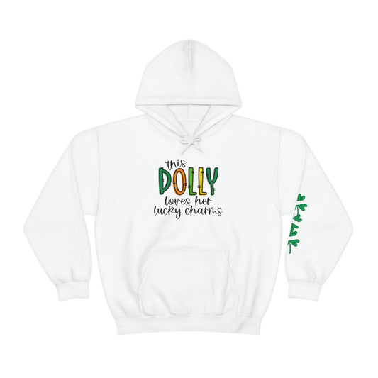 Custom St. Patricks Day Tshirt for Mom or Grandmother and Child Dolly Loves her Lucky Charms Sweatshirt