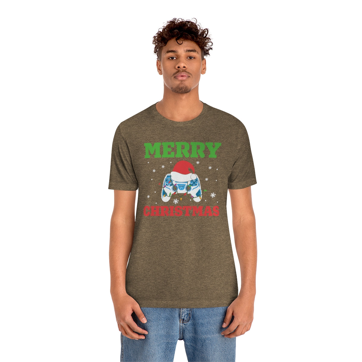 Video Game Controller Merry Christmas Holiday Tshirt