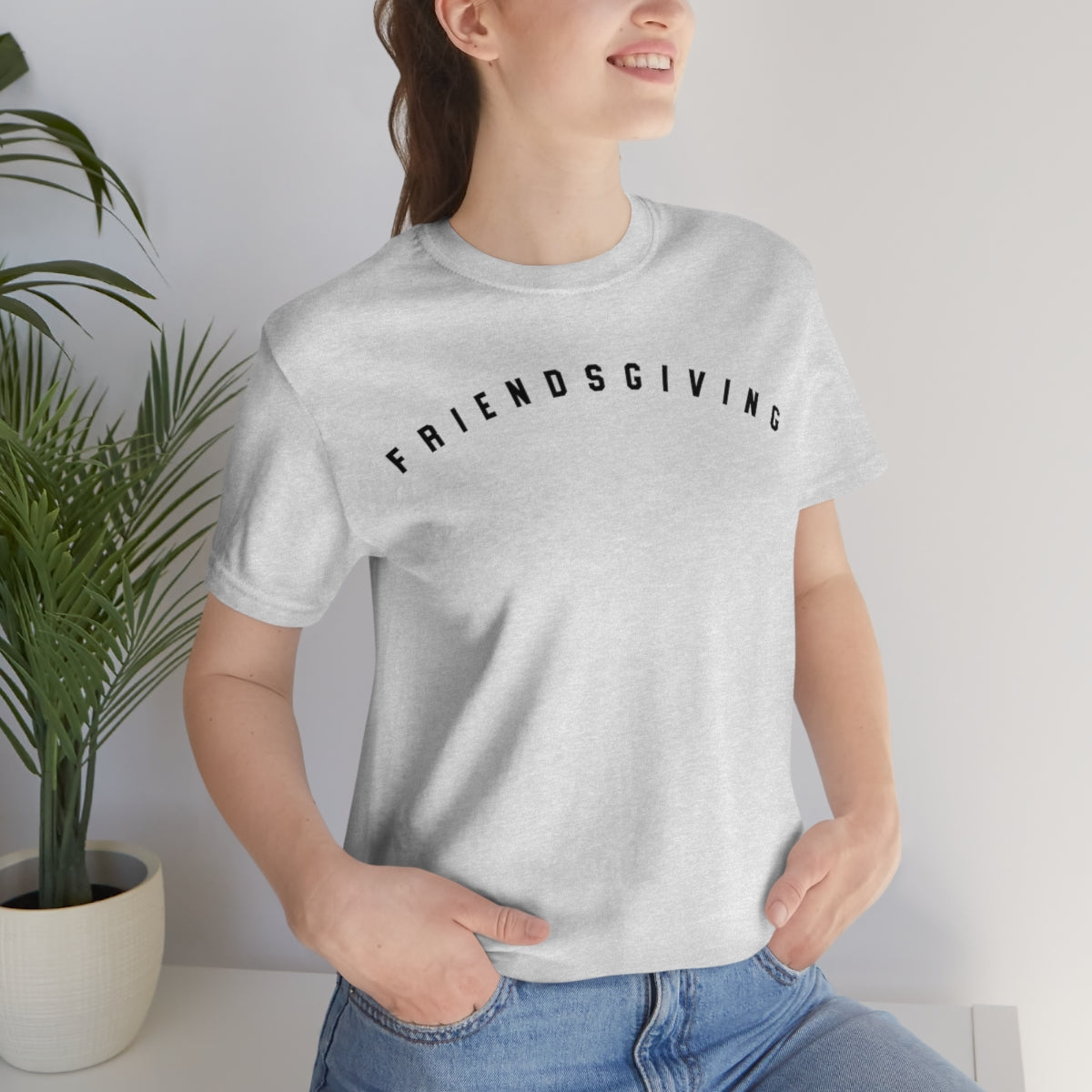 Friendsgiving Varsity Lettering Thanksgiving Tshirt