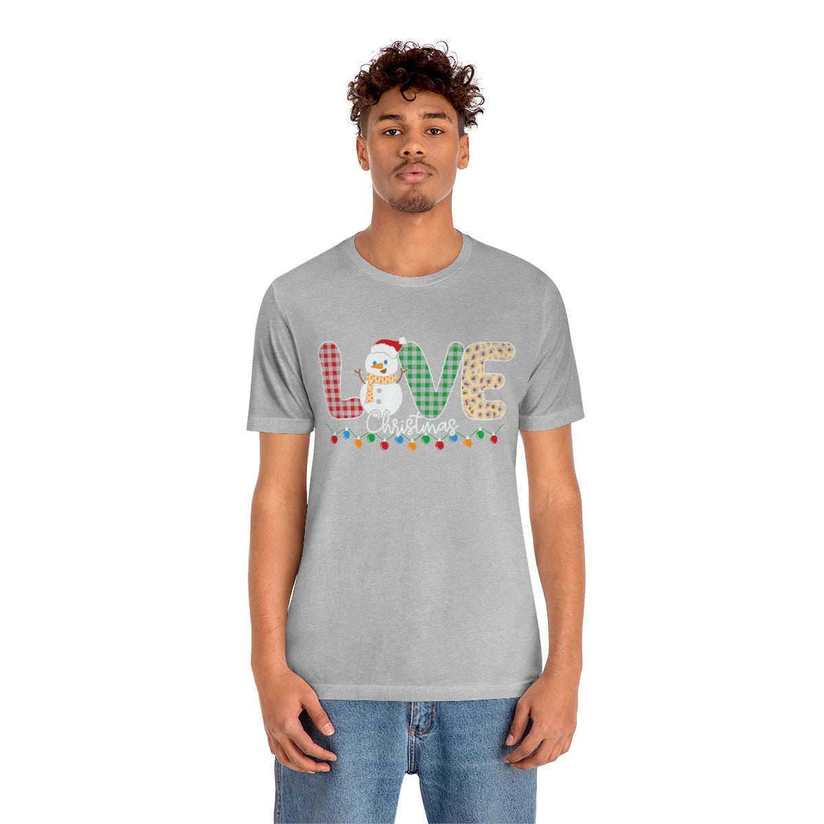 Cute Love Christmas Snowman Tshirt