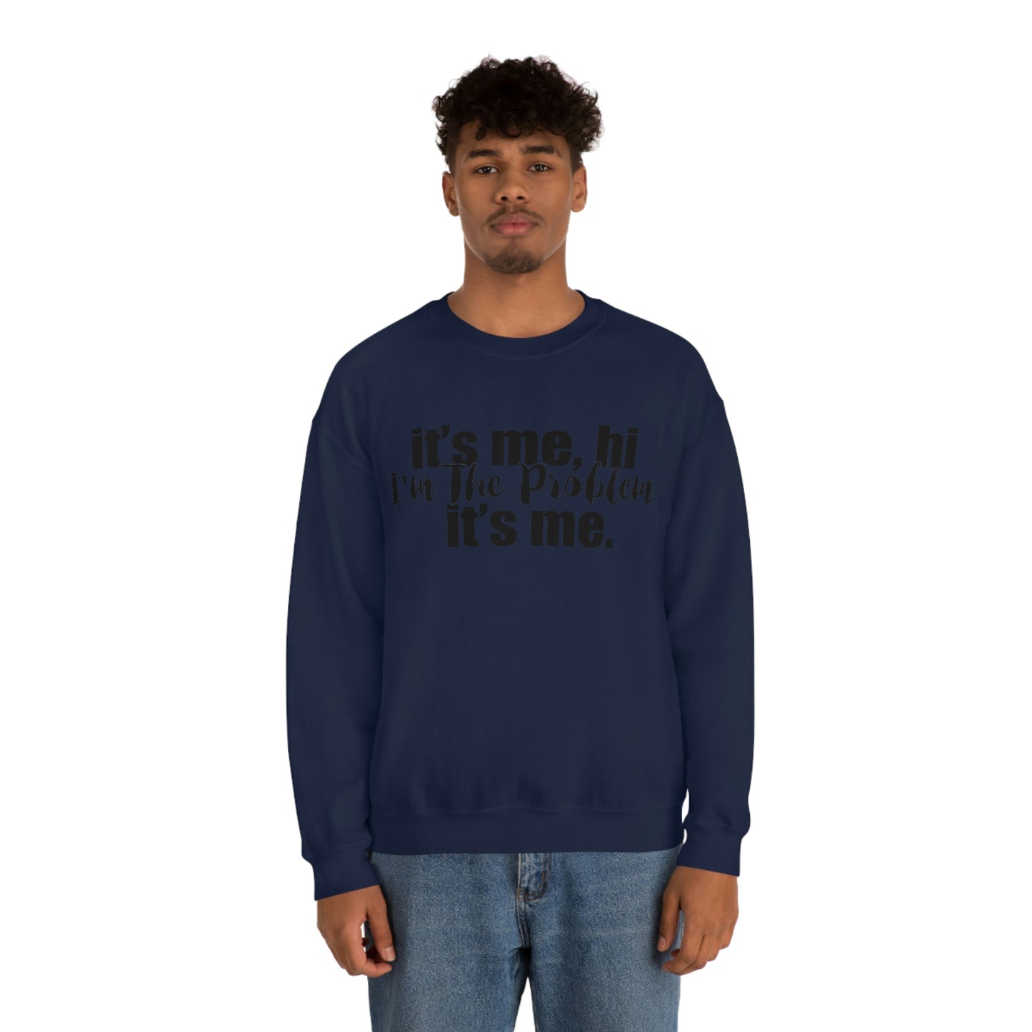 Its Me, Hi, I'm the Problem it's Me, T Swift Taylor Swift Merch Fan Gift Crewneck Sweatshirt