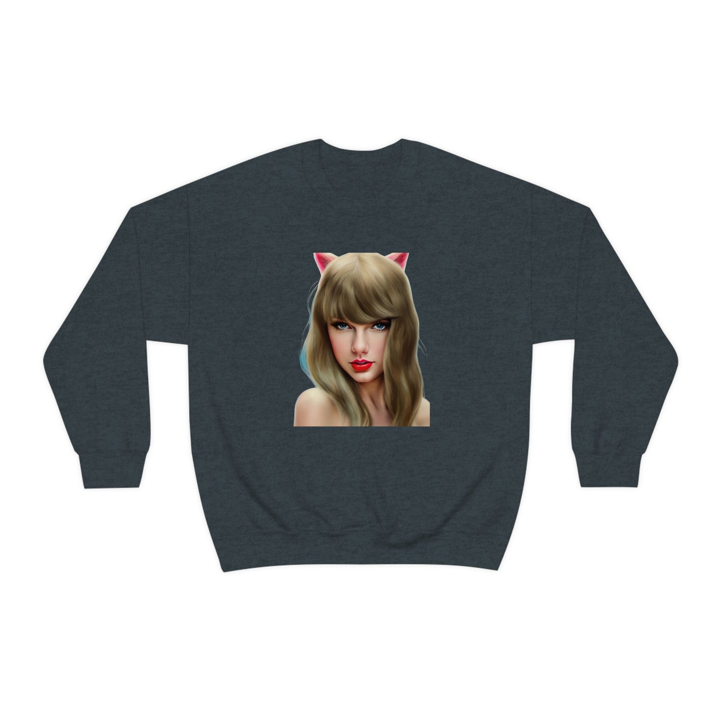 Taylor Swift Cat Ears T Swift Taylor Swift Merch Fan Swifty Gift Crewneck Sweatshirt