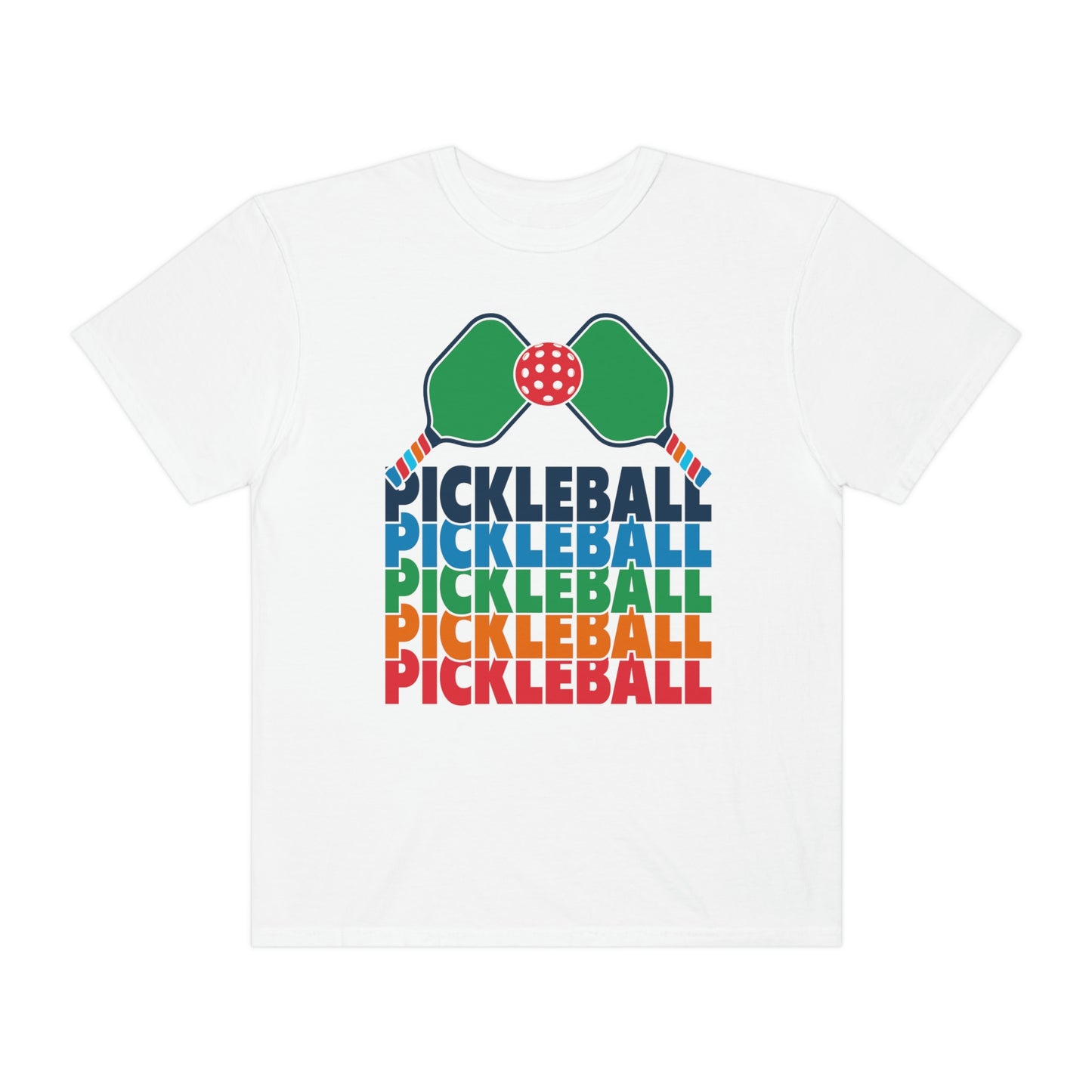 Pickleball Rackets Vintage Retro Design Tshirt