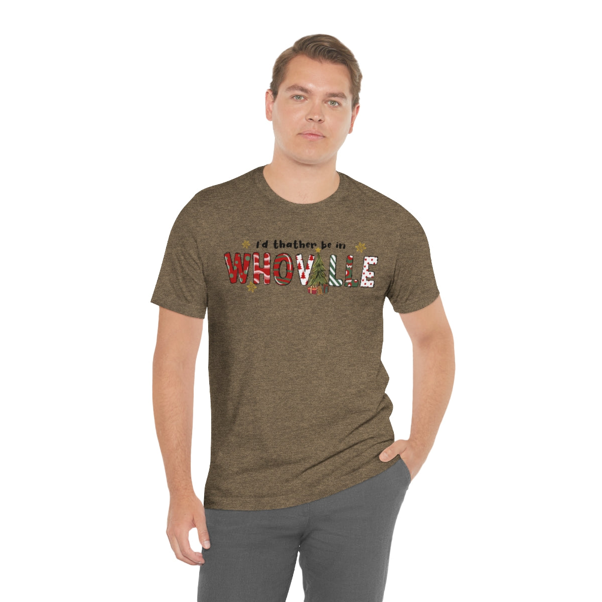 I'd Rather Be In Whoville Cute Christmas Holiday Tshirt