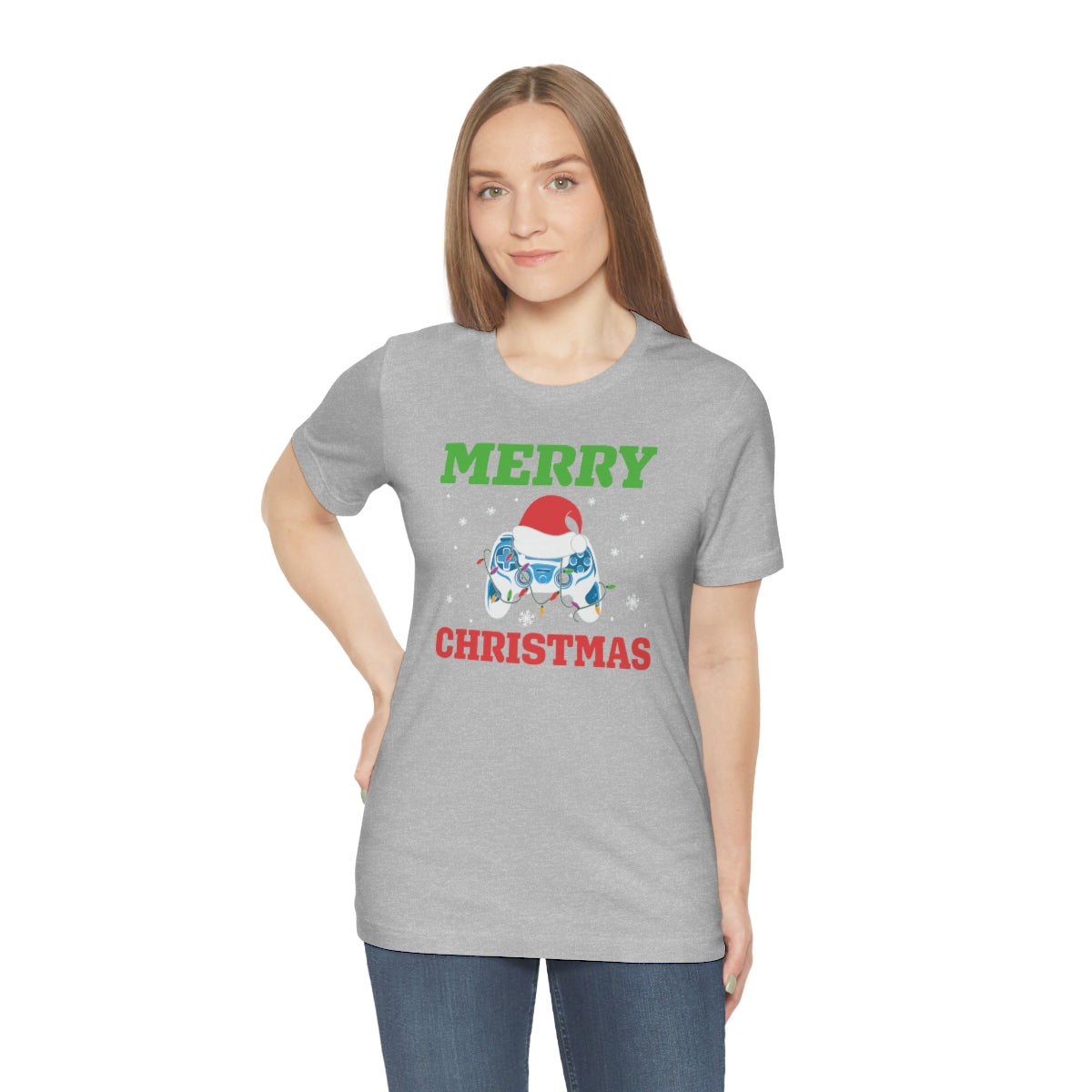 Video Game Controller Merry Christmas Holiday Tshirt