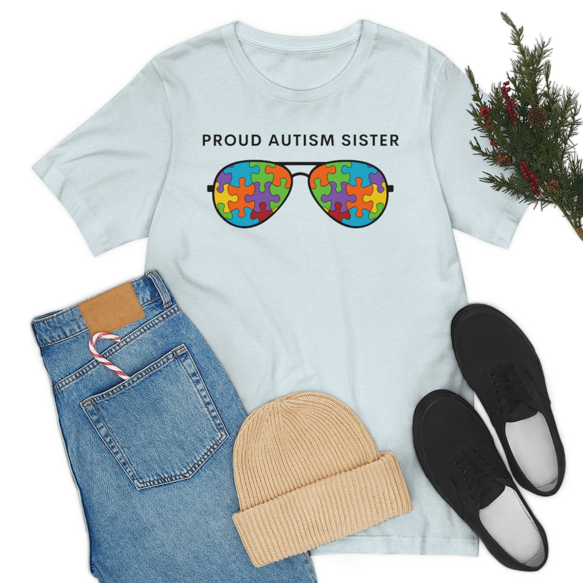 Proud Autism Sister Tshirt