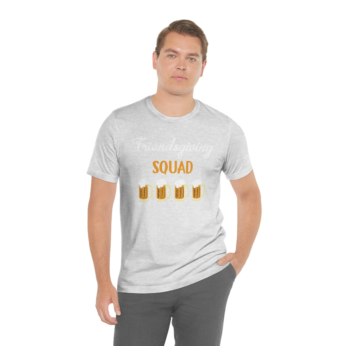 Friendsgiving Squad Beer Themed Thanksgiving Tshirt