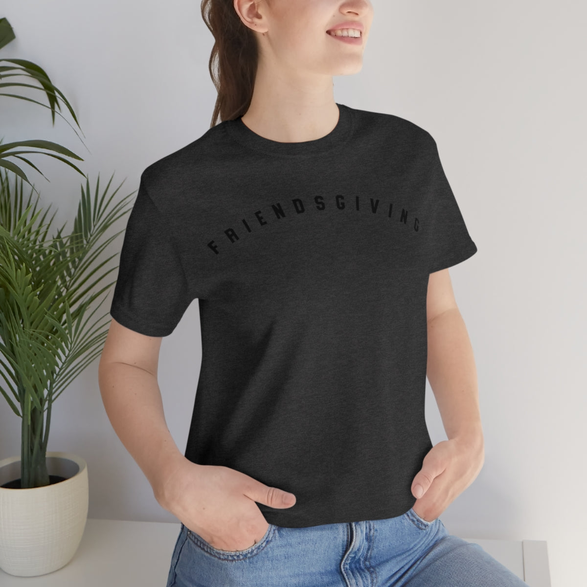 Friendsgiving Varsity Lettering Thanksgiving Tshirt