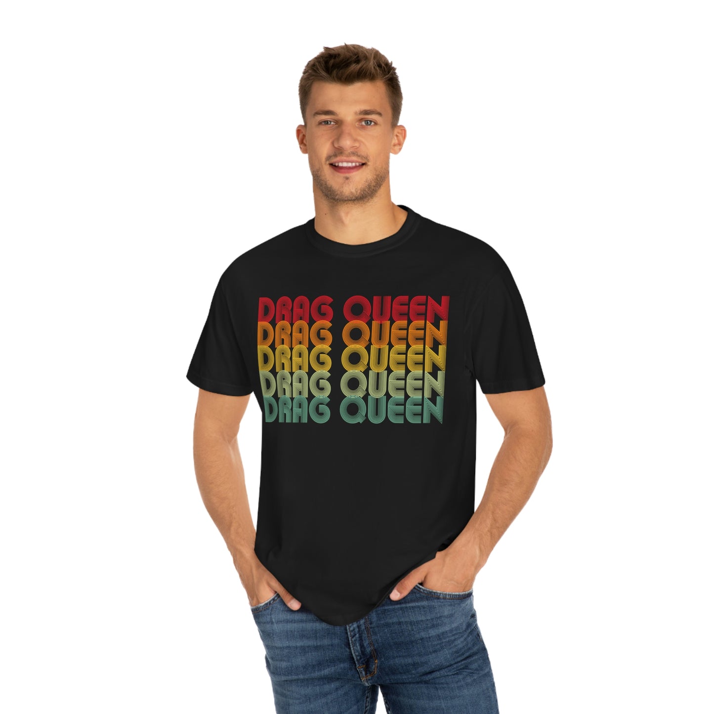 Retro Rainbow Drag Queen Tshirt