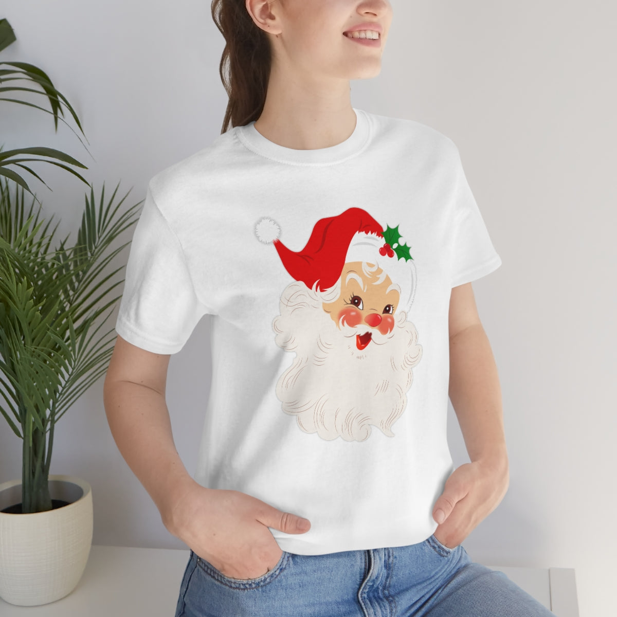 Vintage Santa Claus Saint Nick Retro Christmas Tshirt