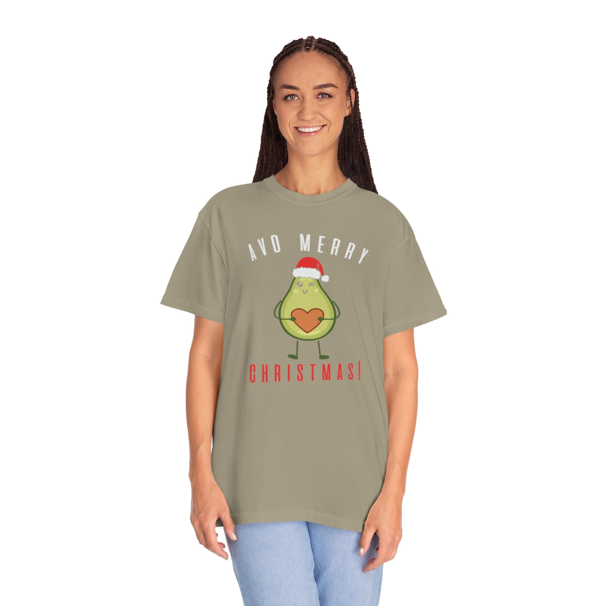 Avo Merry Christmas Avocado Vegan Christmas Tshirt