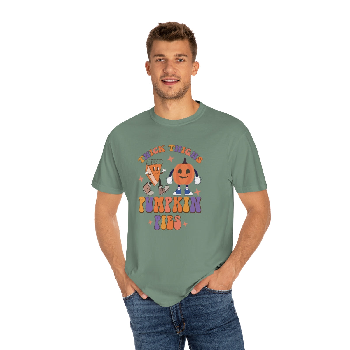 Thick Thighs Pumpkin Pies Thanksgiving TeeShirt