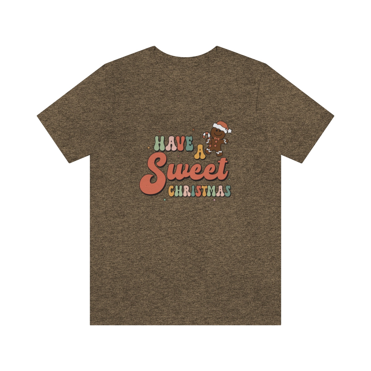 Have a Sweet Christmas Gingerbread Retro Tshirt