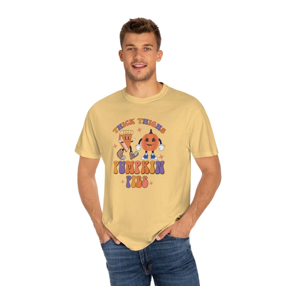 Thick Thighs Pumpkin Pies Thanksgiving TeeShirt