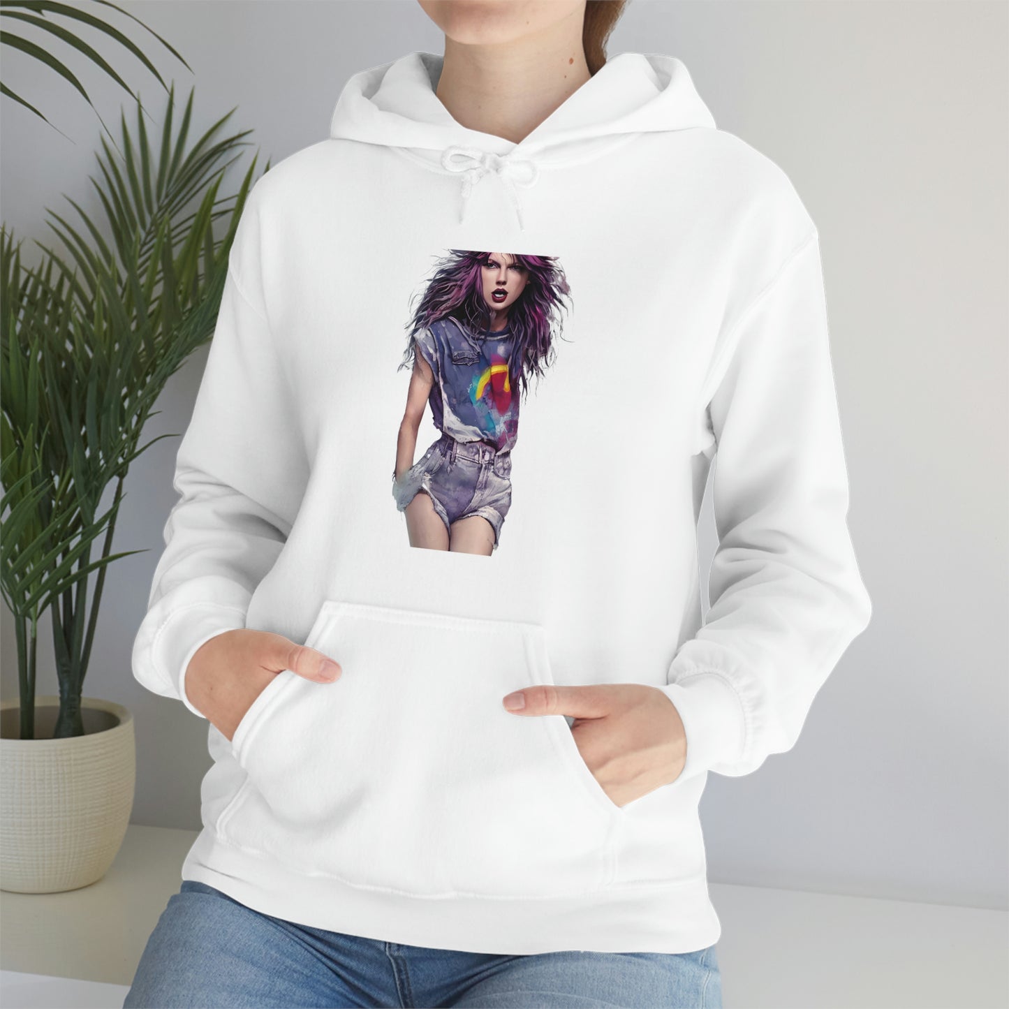 Punk Taylor Swift Rocking T Swift Taylor Swift Merch Fan Swifty Gift Hooded Sweatshirt