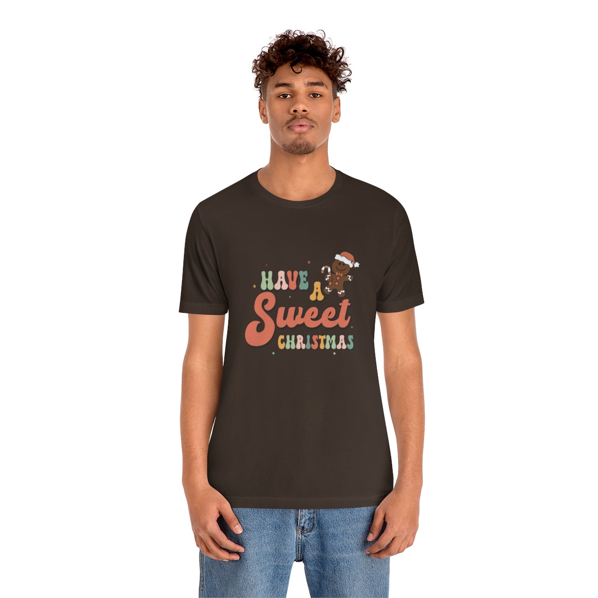 Have a Sweet Christmas Gingerbread Retro Tshirt