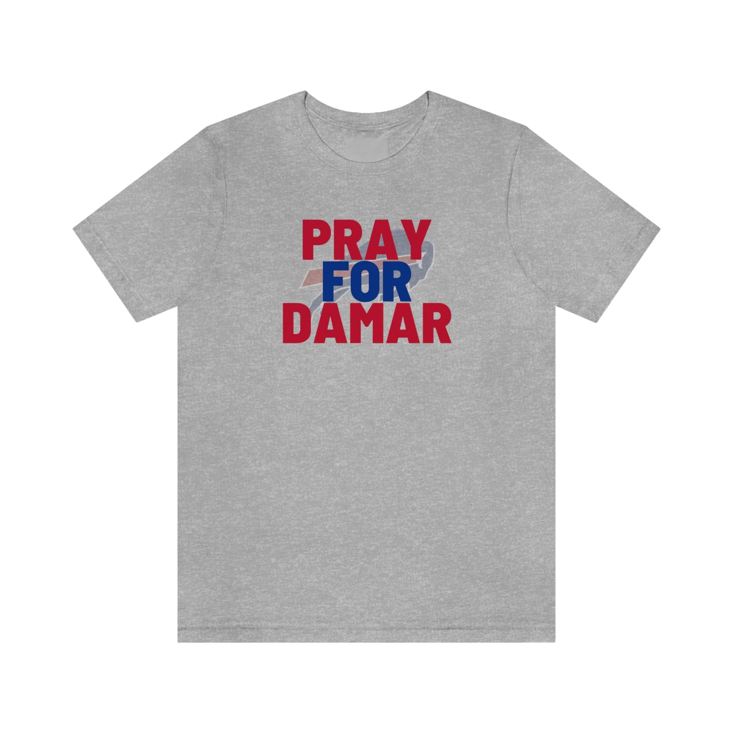 Pray for Damar Buffalo Bills Logo #3 Damar Hamlin Supporter Unisex Jersey Short Sleeve Tee