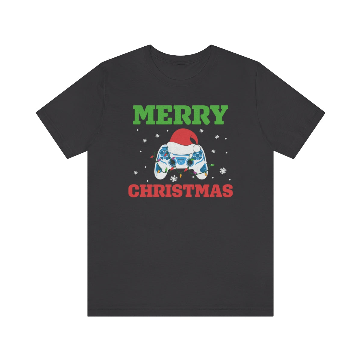 Video Game Controller Merry Christmas Holiday Tshirt