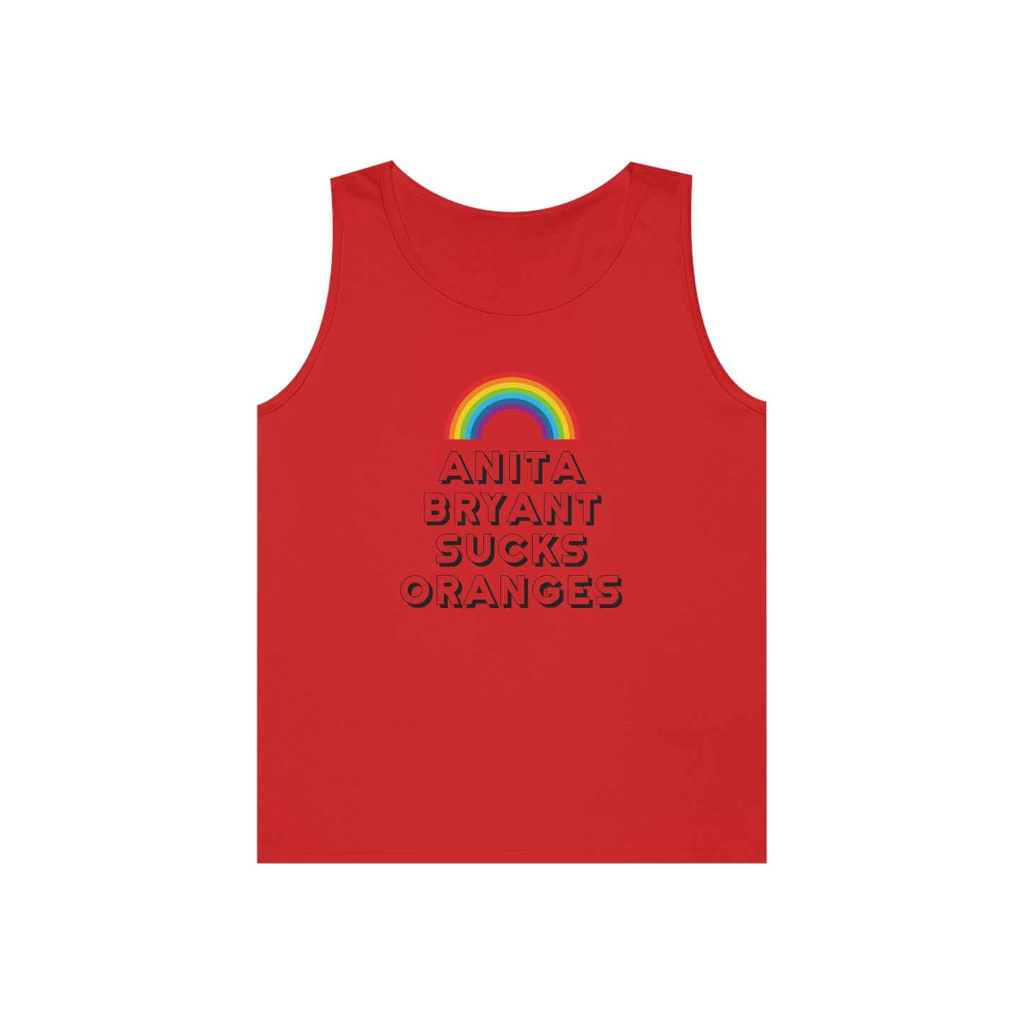 Anita Bryant Sucks Oranges Gay Pride Gay Rights Rainbow Tank Top